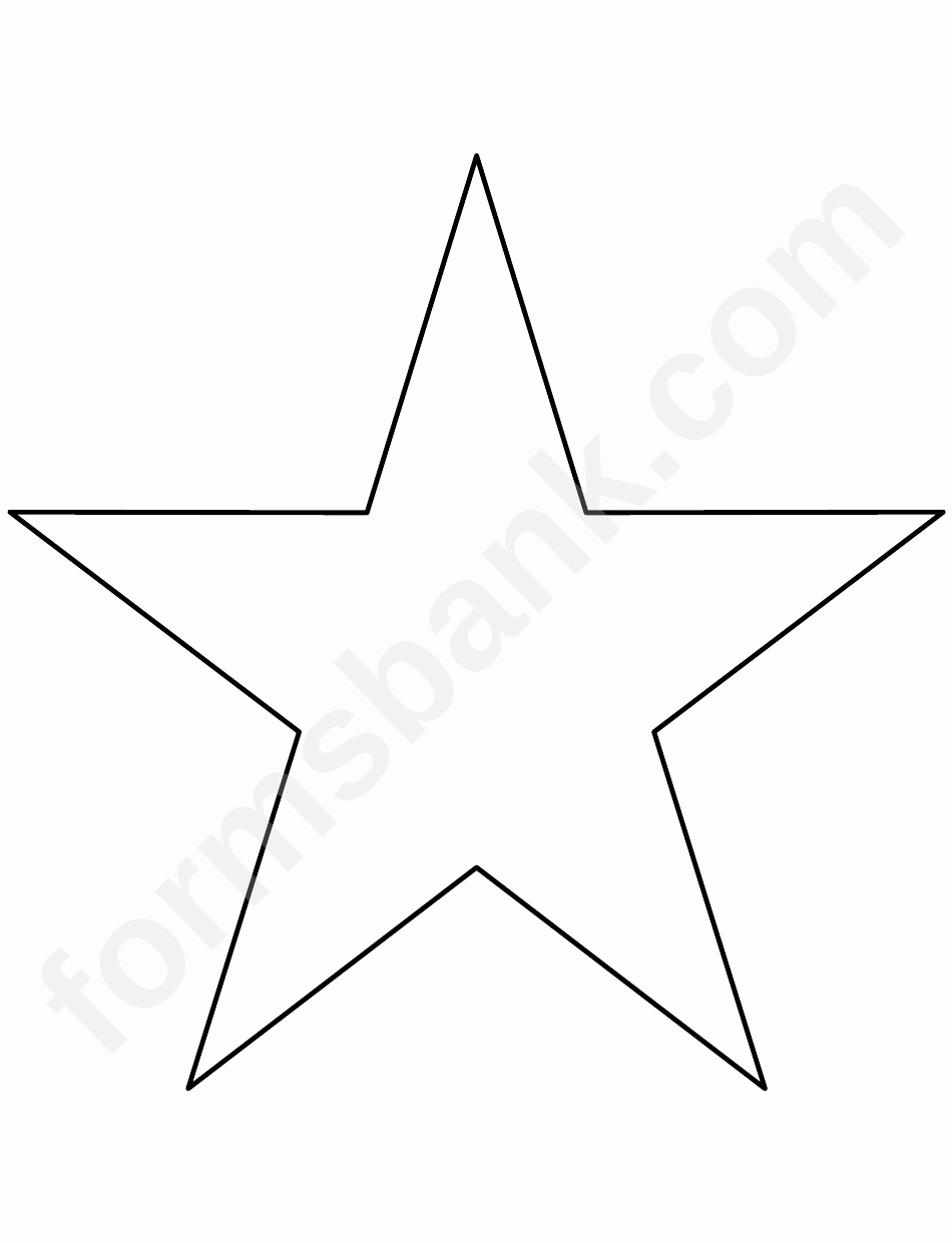 1 Inch Star Template Fresh 8 Inch Star Template Printable Pdf