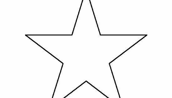 1 Inch Star Template Lovely 6 Inch Star Pattern Use the Printable Outline for Crafts