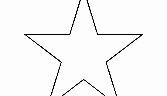 1 Inch Star Template Lovely 6 Inch Star Pattern Use the Printable Outline for Crafts