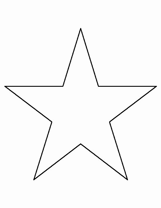 1 Inch Star Template New 8 Inch Star Pattern Use the Printable Outline for Crafts