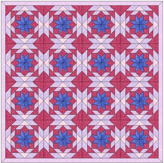 10 Inch Star Template Best Of Star and Chains Paper Template 10 Inch Quilting Block