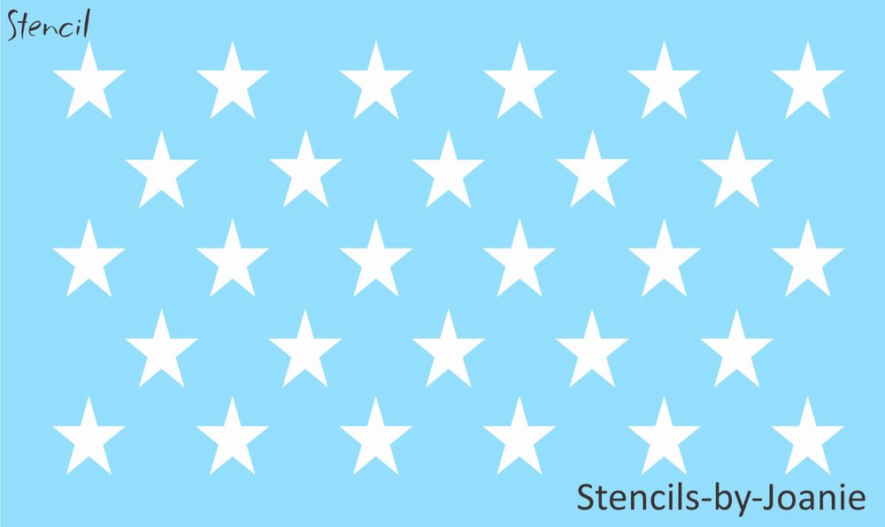 10 Inch Star Template Lovely Patriotic Stencil 28 1 75 Inch Stars Proud American Flag