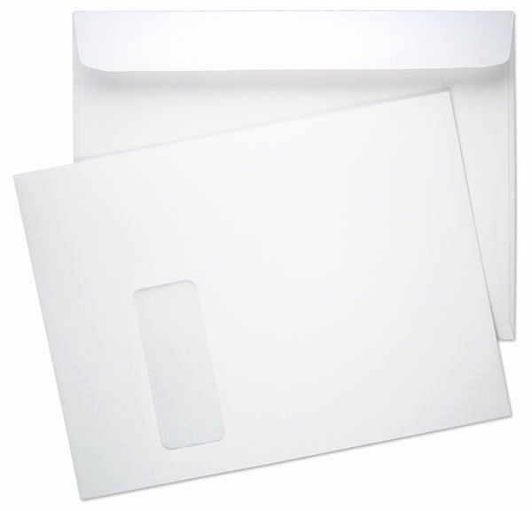 10 Window Envelope Template Pdf New 9 X 12 Booklet 28lb White Wove Vertical Window 2