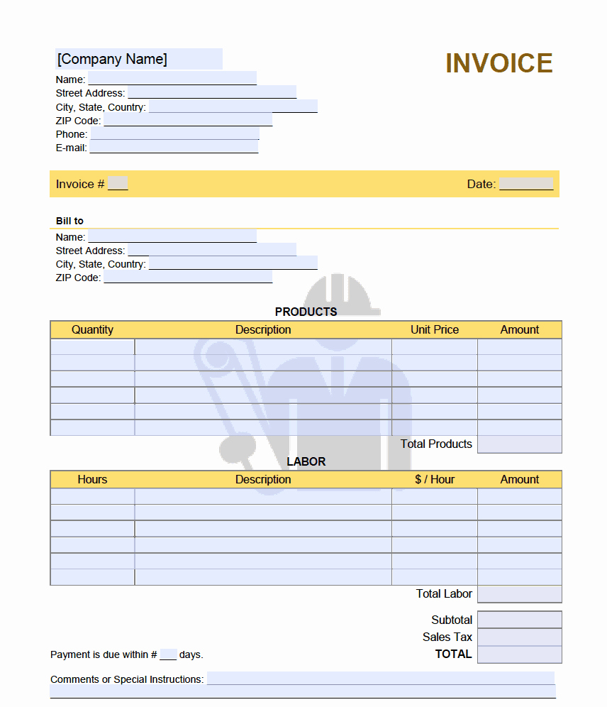 1099 Invoice Template Beautiful Independent Contractor 1099 Invoice Template