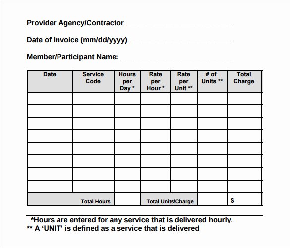 1099 Invoice Template Fresh 1099 Contractor Invoice Template Templates Resume