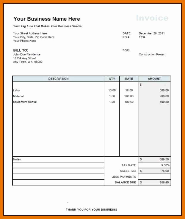 1099 Invoice Template New 3 4 Example Invoice