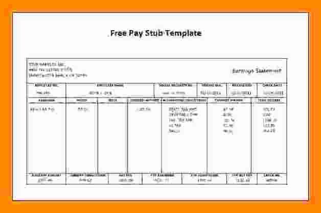 1099 Invoice Template New 9 Free 1099 Pay Stub Template