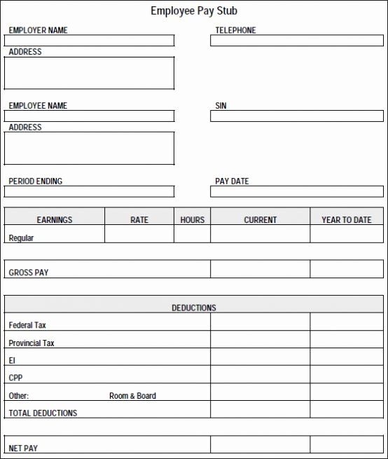 1099 Pay Stub Template Excel Fresh Free Pay Stub Template with Calculator Word Excel