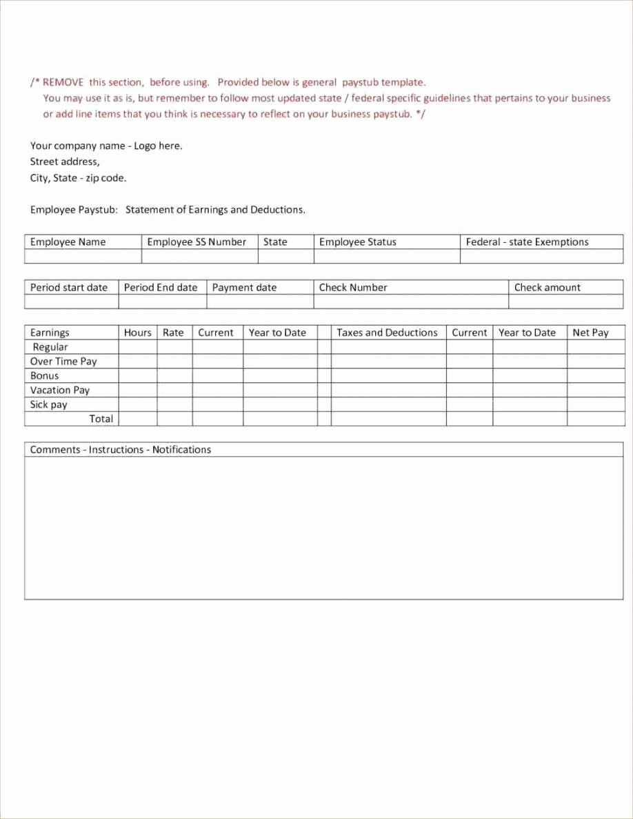 1099 Pay Stub Template Excel New Pay Stub 1099 Letter Examples Generator for Worker Maker