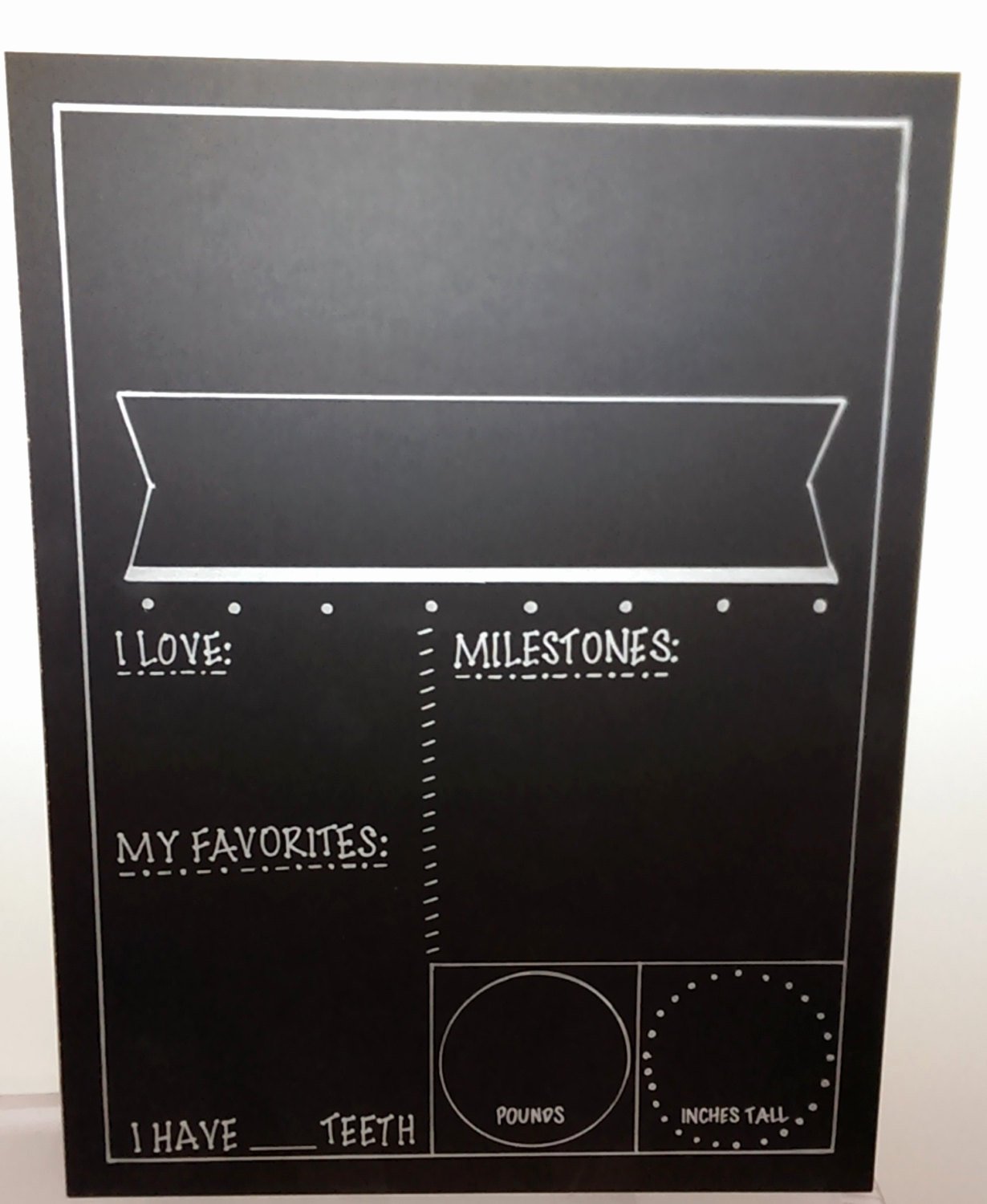 1st Birthday Chalkboard Sign Template Free Elegant Monthly Milestone Painted Chalkboard Template Sign 18 X 24