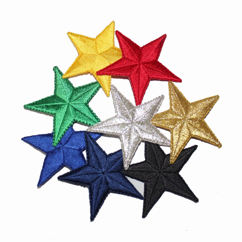 2 Inch Star Best Of 2 Inch Embroidered Iron On Star Patches sold Separately