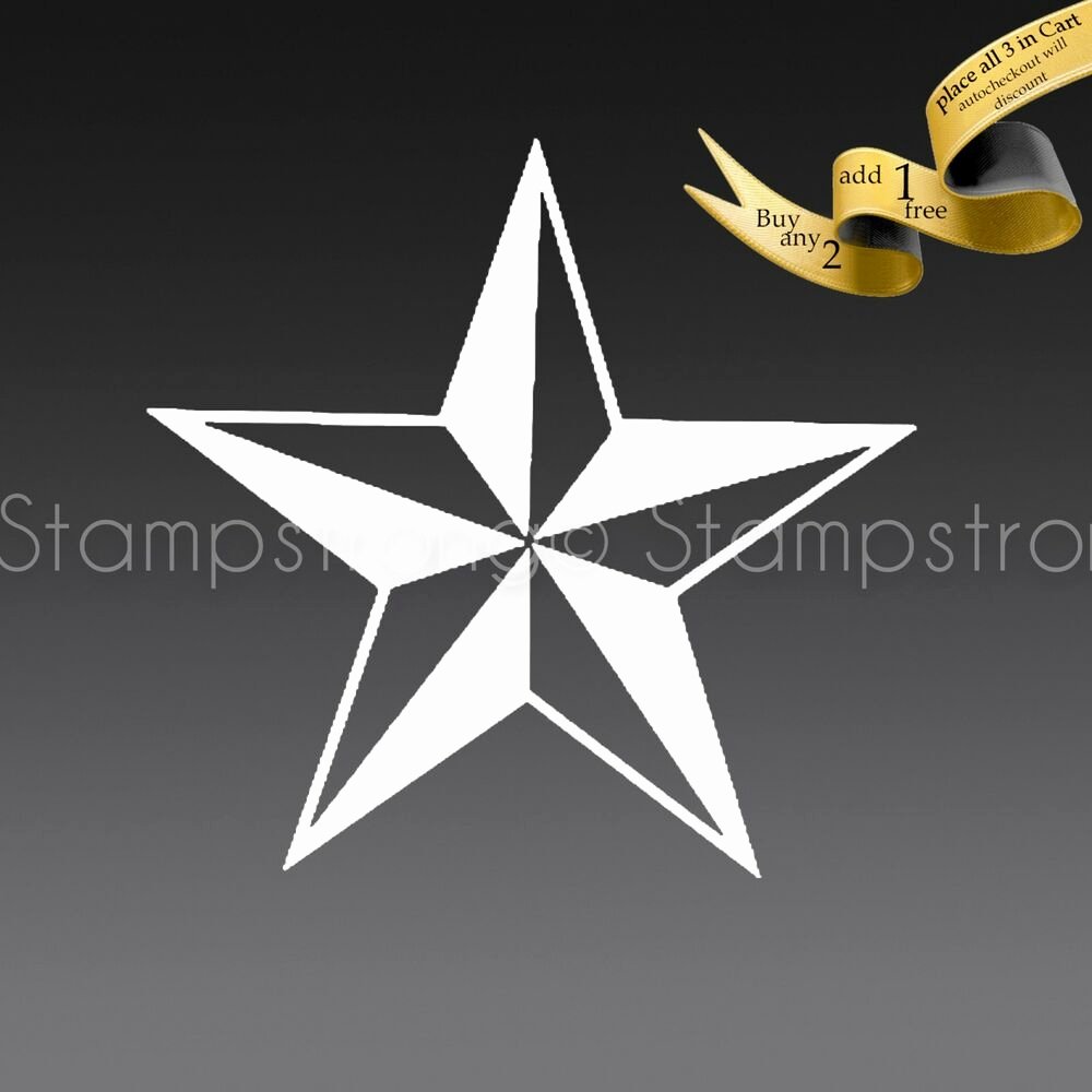 2 Inch Star Best Of 2 Inch Nautical Star Vinyl Decal Sticker Die Cut Tatoo 064