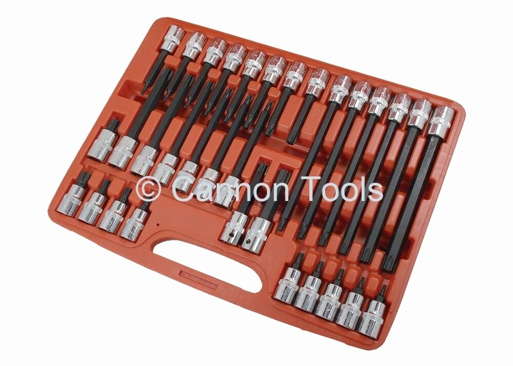 2 Inch Star Inspirational 32pc 1 2 Inch Drive Star torx socket Bit Set T20 T70