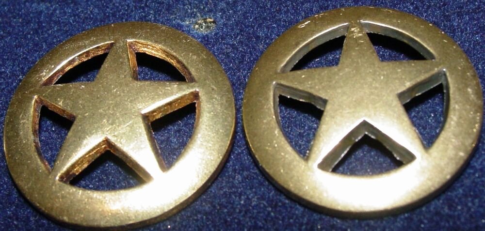 2 Inch Star Lovely 2 3 4 Inch Brass Texas Star Conchos