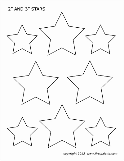 2 Inch Star Lovely Stars
