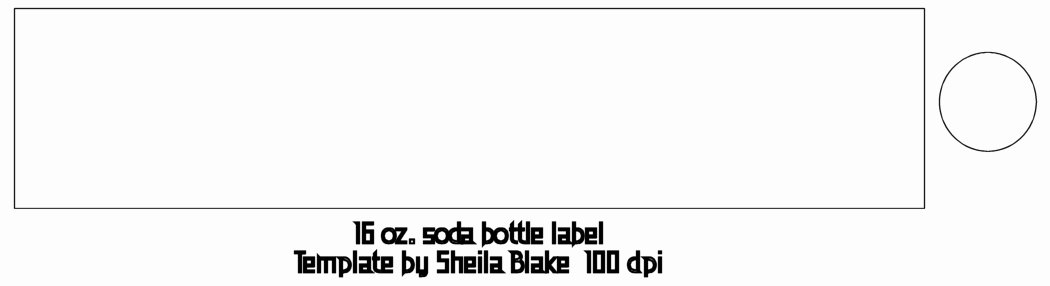 2 Liter soda Bottle Label Template Best Of Sheila S Place Templates 16 Oz soda Bottle Label