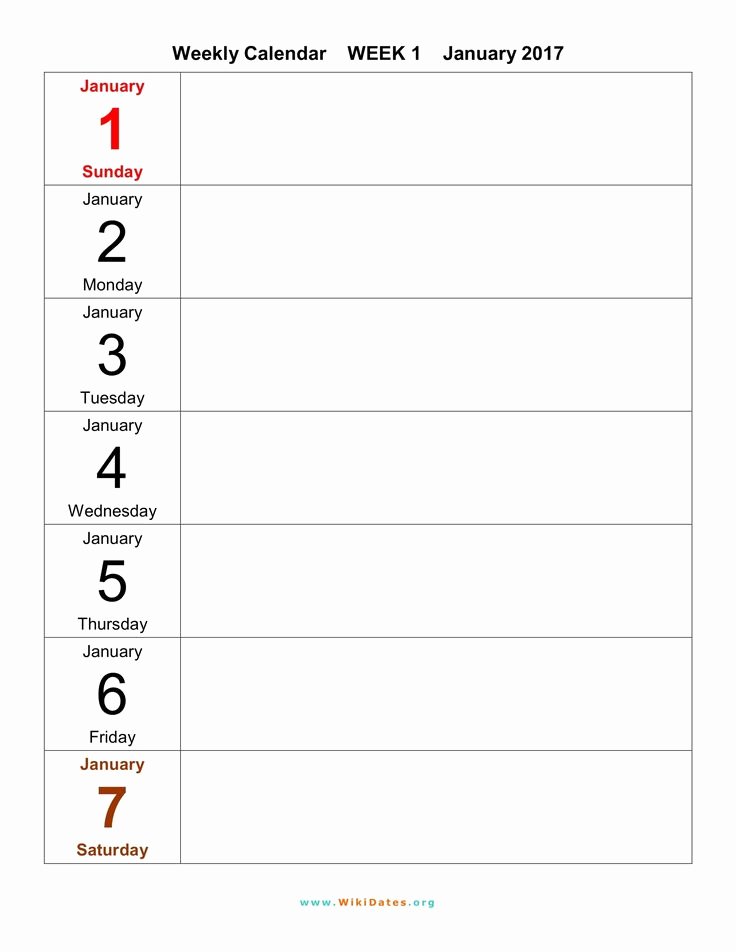 2 Week Calendar Printable Elegant 1000 Ideas About Weekly Calendar Template On Pinterest