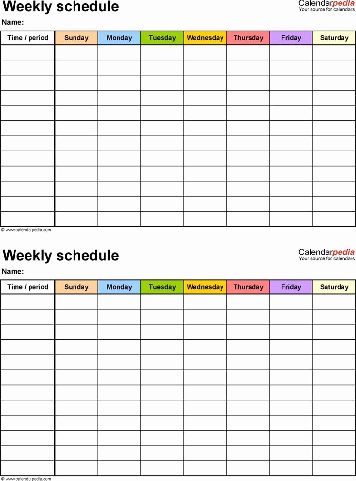 2 Week Schedule Template Best Of 17 Best Images About Career On Pinterest