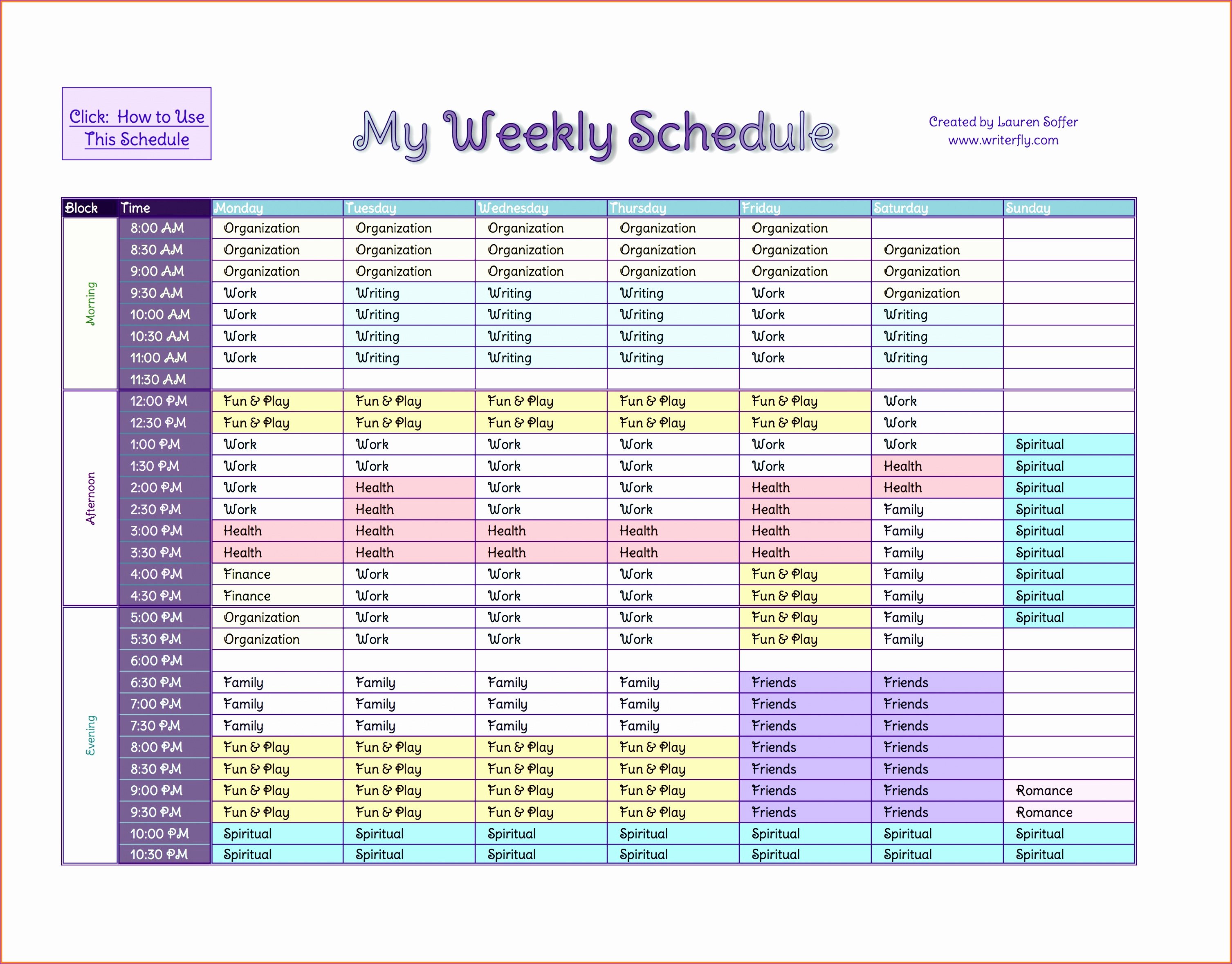 2 Week Schedule Template Luxury 7 Week Calendar Template Excel Exceltemplates