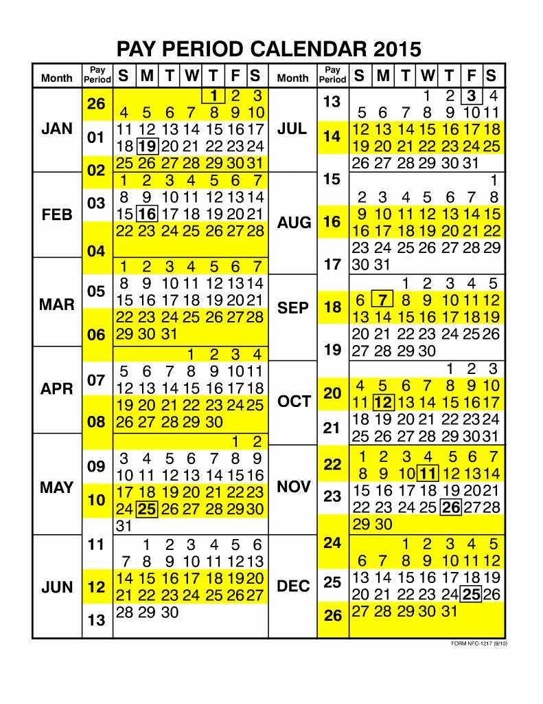 2019 Biweekly Payroll Calendar Excel Inspirational Payroll Calendar Opm