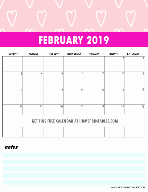 2019 Cute Calendar Printable Luxury Free 2019 Monthly Calendar Printable Cute and Colorful