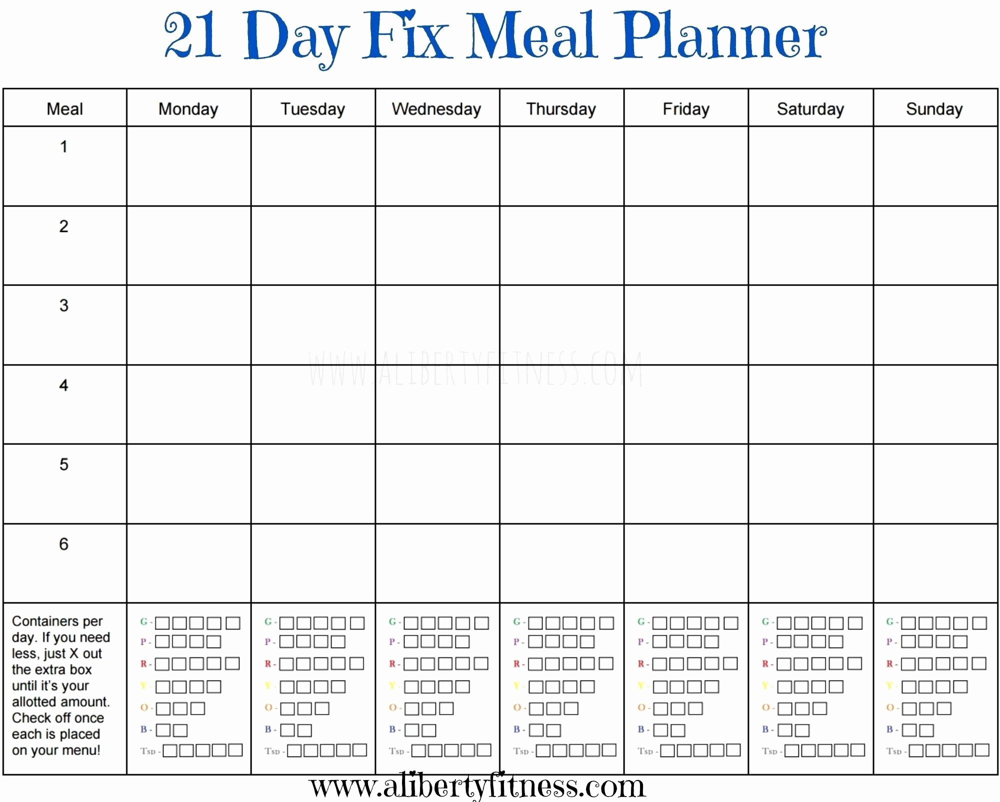 21 Day Fix Calendar Template Best Of 21 Day Fix Calendar Printable Pdf Food Calendar Extreme