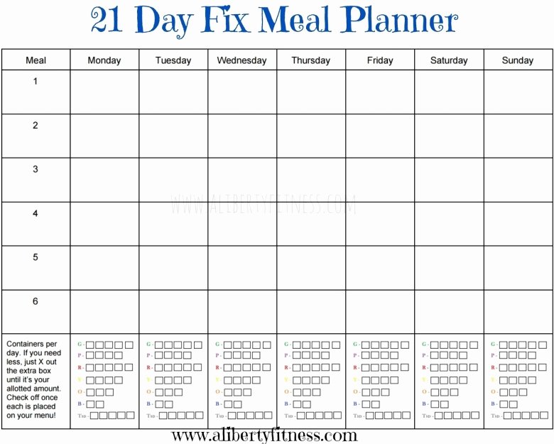 21 Day Fix Calendar Template Unique 21 Day Fix Blank Calendar Printable Free Calendar Template