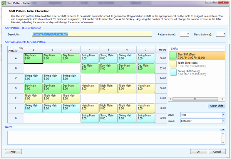 24 7 Shift Schedule Template Beautiful Employee Scheduling Example 24 7 8 Hr Rotating Shifts