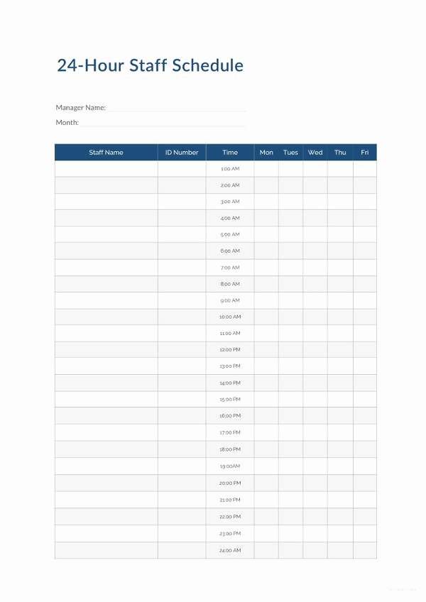 24 Hour Schedule Template Awesome 22 24 Hours Schedule Templates Pdf Doc Excel