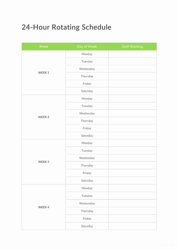 24 Hour Schedule Template Elegant 22 24 Hours Schedule Templates Pdf Doc Excel