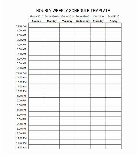 24 Hour Schedule Template Luxury 22 24 Hours Schedule Templates Pdf Doc Excel