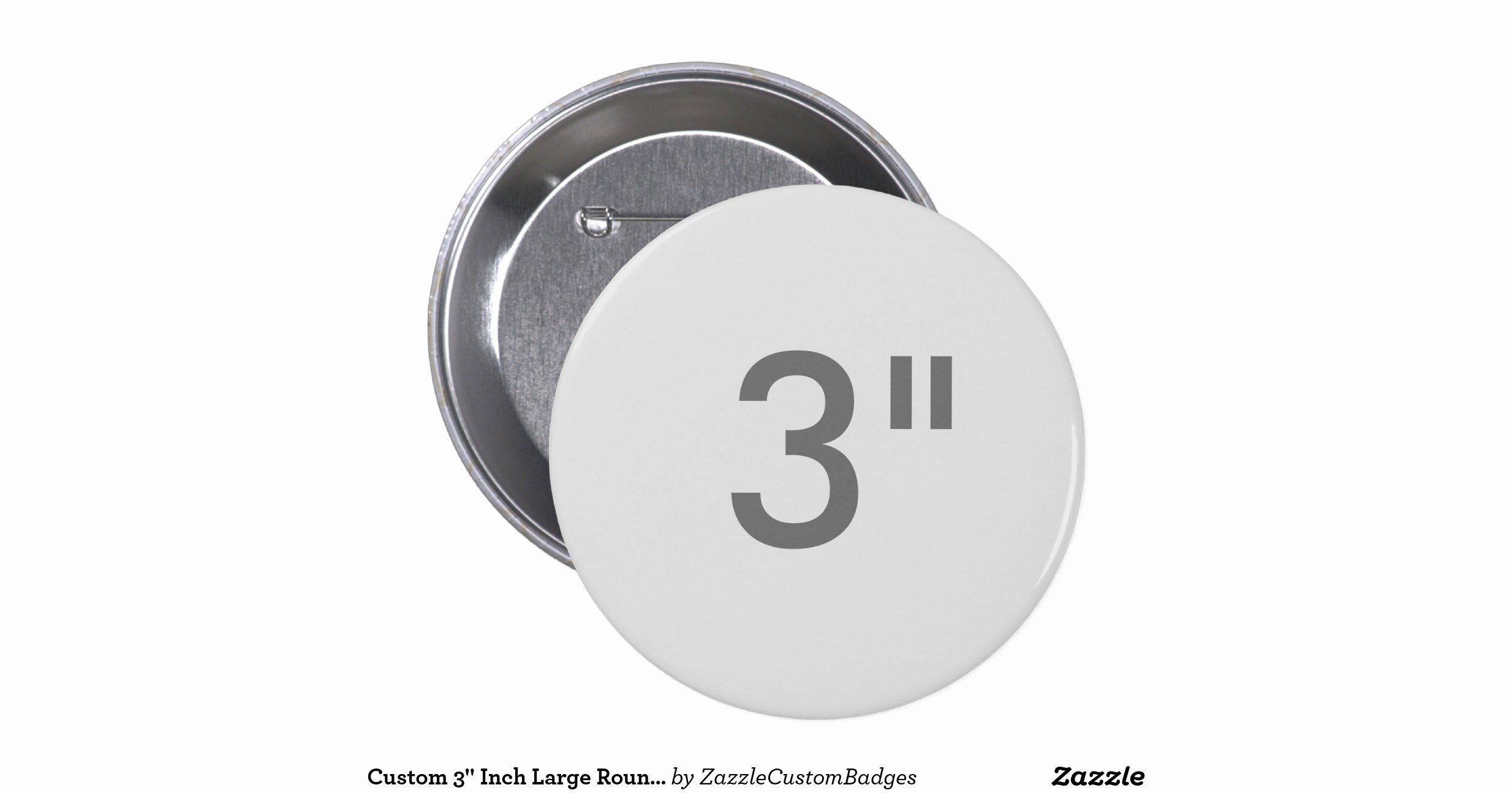 3 Inch Circle Template Printable Elegant Custom 3 Inch Large Round Badge Blank Template 3 Inch