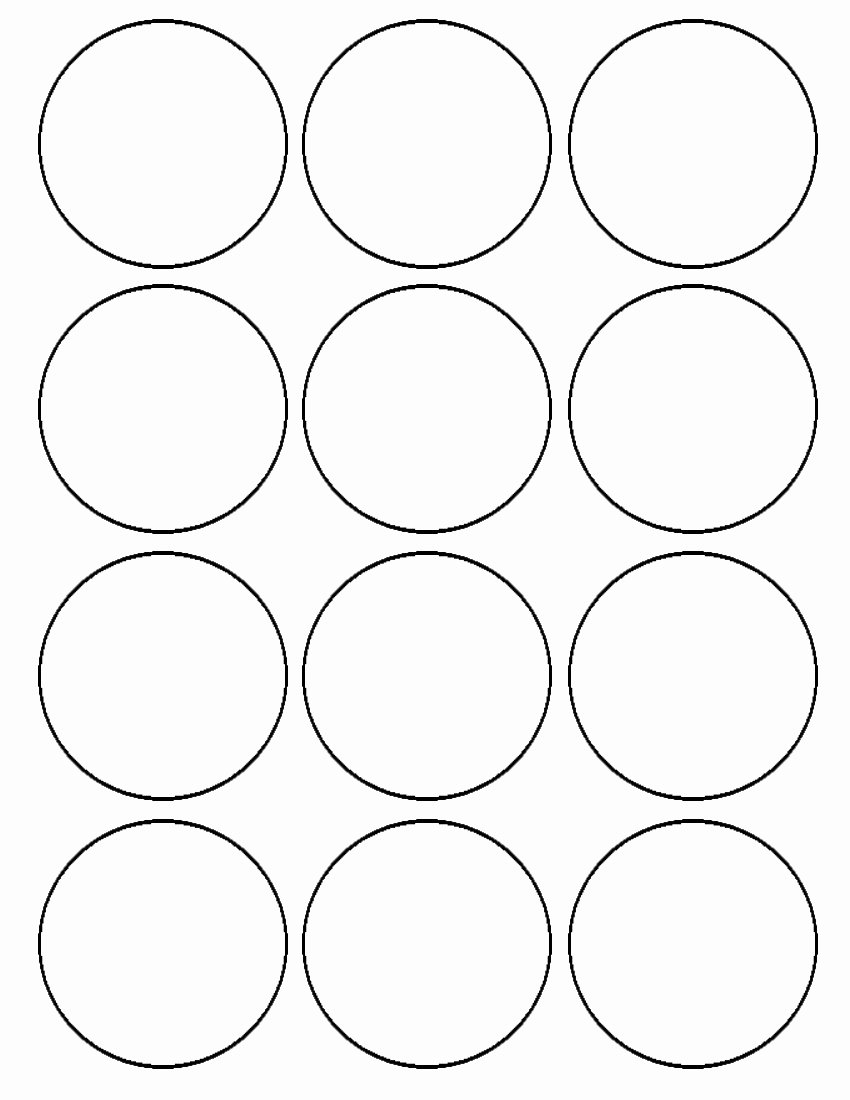 3 Inch Circle Template Printable Inspirational Flour Confections