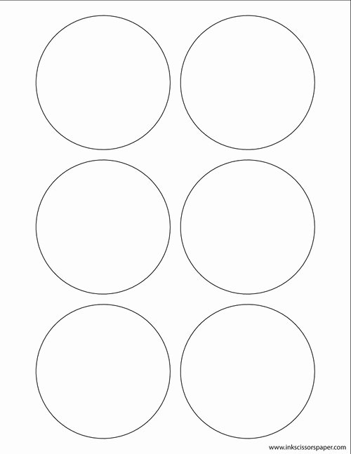 3 Inch Circle Template Printable Inspirational Template 3 1 4 Inch Round Labels Inkscissorspaper