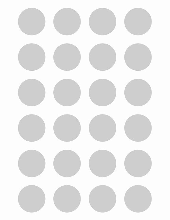 3 Inch Diameter Circle Template Beautiful Psd Template 24 Circles 35mm Diameter