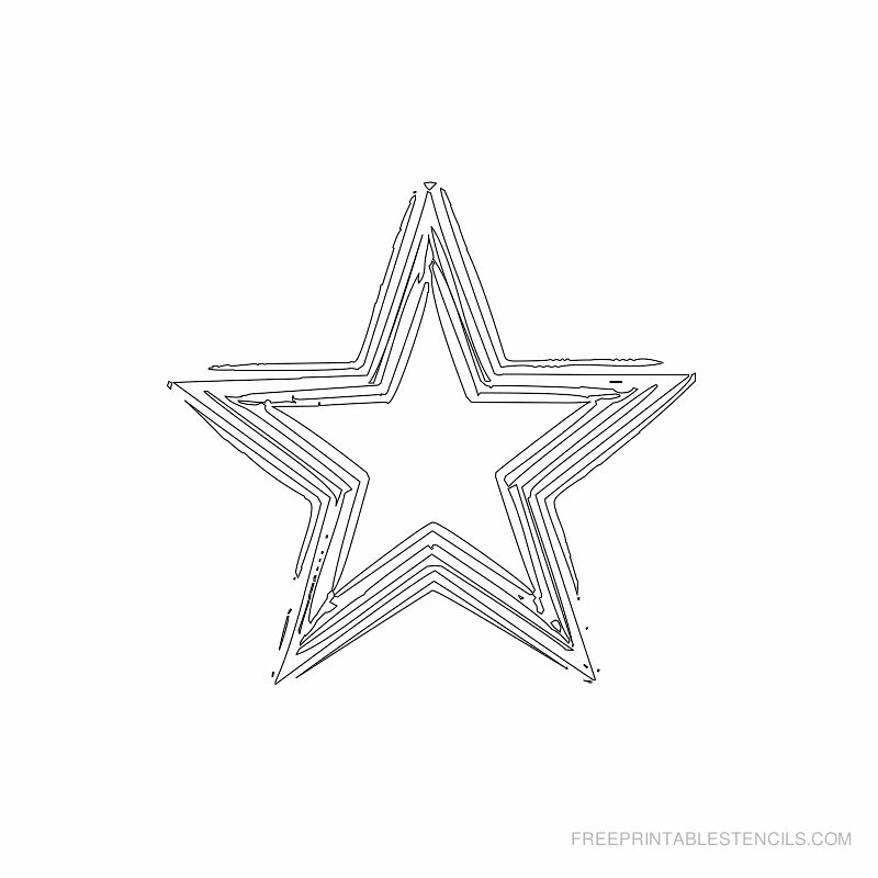 3 Inch Star Template Awesome Star Stencil Printable Designs