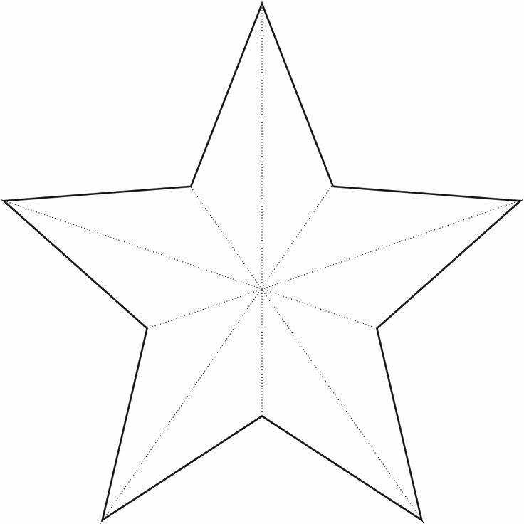 3 Inch Star Template Luxury Star Template Crafts