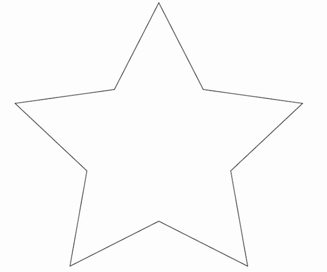 3 Inch Star Template Unique 6 Best Of 3 Inch Printable Star Pattern 10 Inch