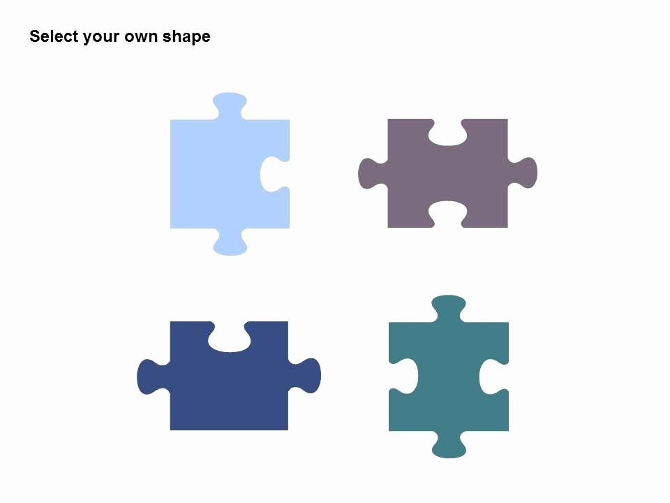 30 Piece Puzzle Template Lovely 30 Pieces 5x6 Rectangular Jigsaw Puzzle Matrix Powerpoint