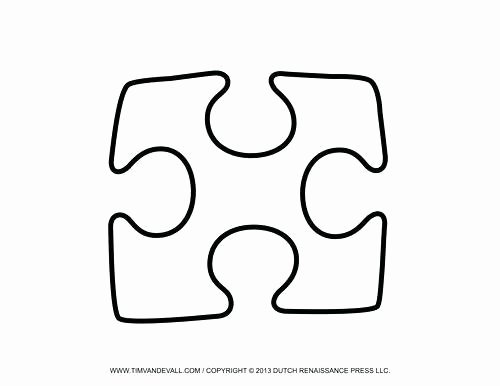 30 Piece Puzzle Template Lovely Puzzle Piece Template