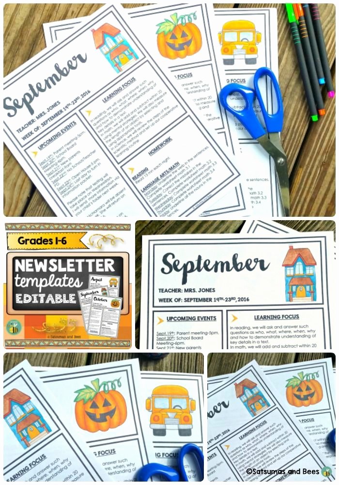 3rd Grade Newsletter Template Beautiful Best Images About Third Grade Things On Pinterest