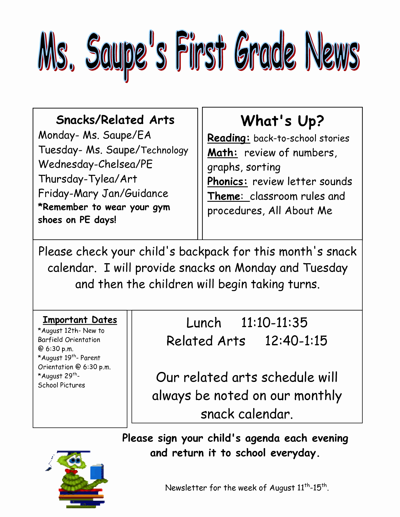 3rd Grade Newsletter Template Best Of Download Newsletter Templates for Teachers