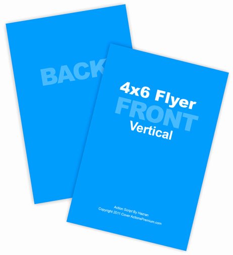 4x6 Flyer Template Awesome 4x6 Vertical Flyer Mockup Action