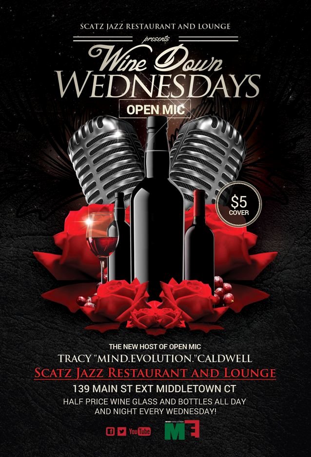 4x6 Flyer Template Inspirational Wine Down Wednesdays