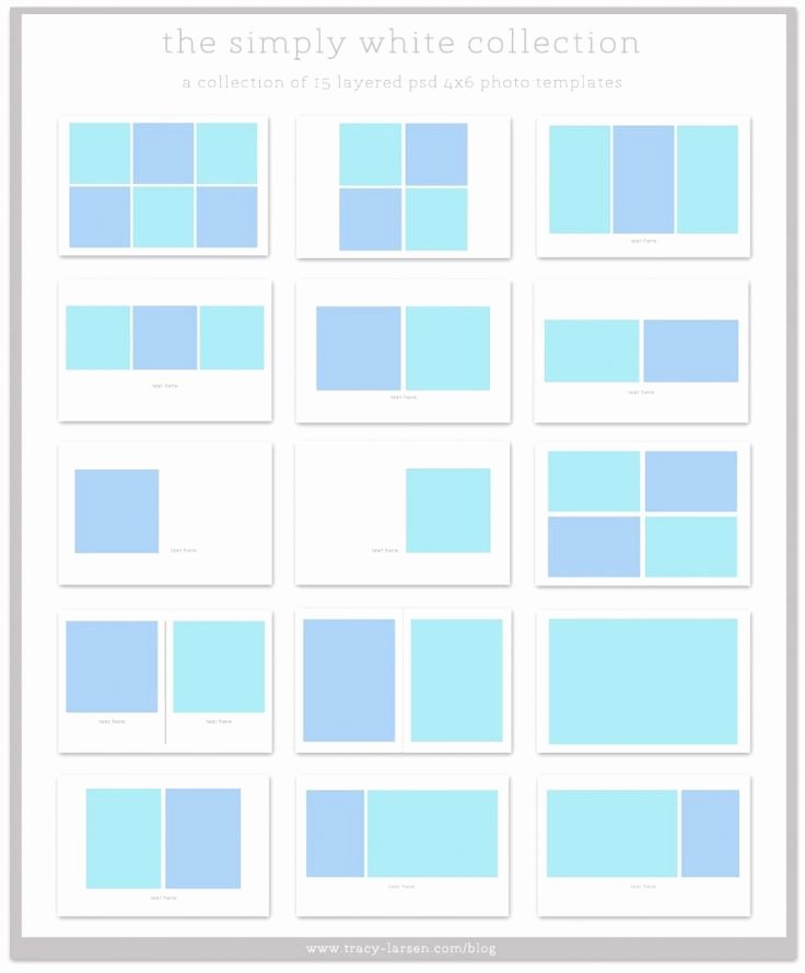 4x6 Photo Template Best Of the Simply White Collection 4x6 Photo Collage Templates