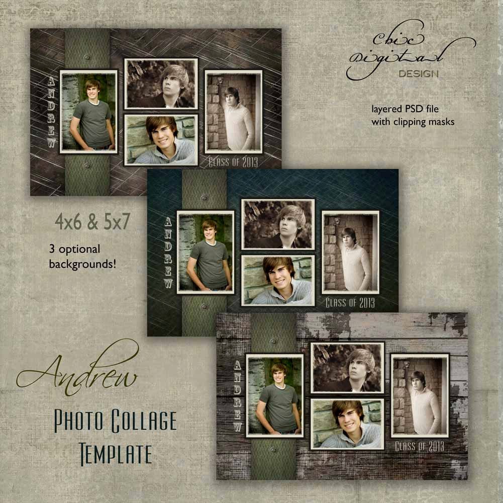 4x6 Photo Template Unique Senior Collage Graduation Template for High School