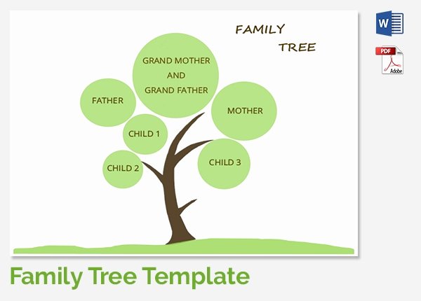 5 Generation Family Tree Template Excel Lovely Family Tree Template 37 Free Printable Word Excel Pdf