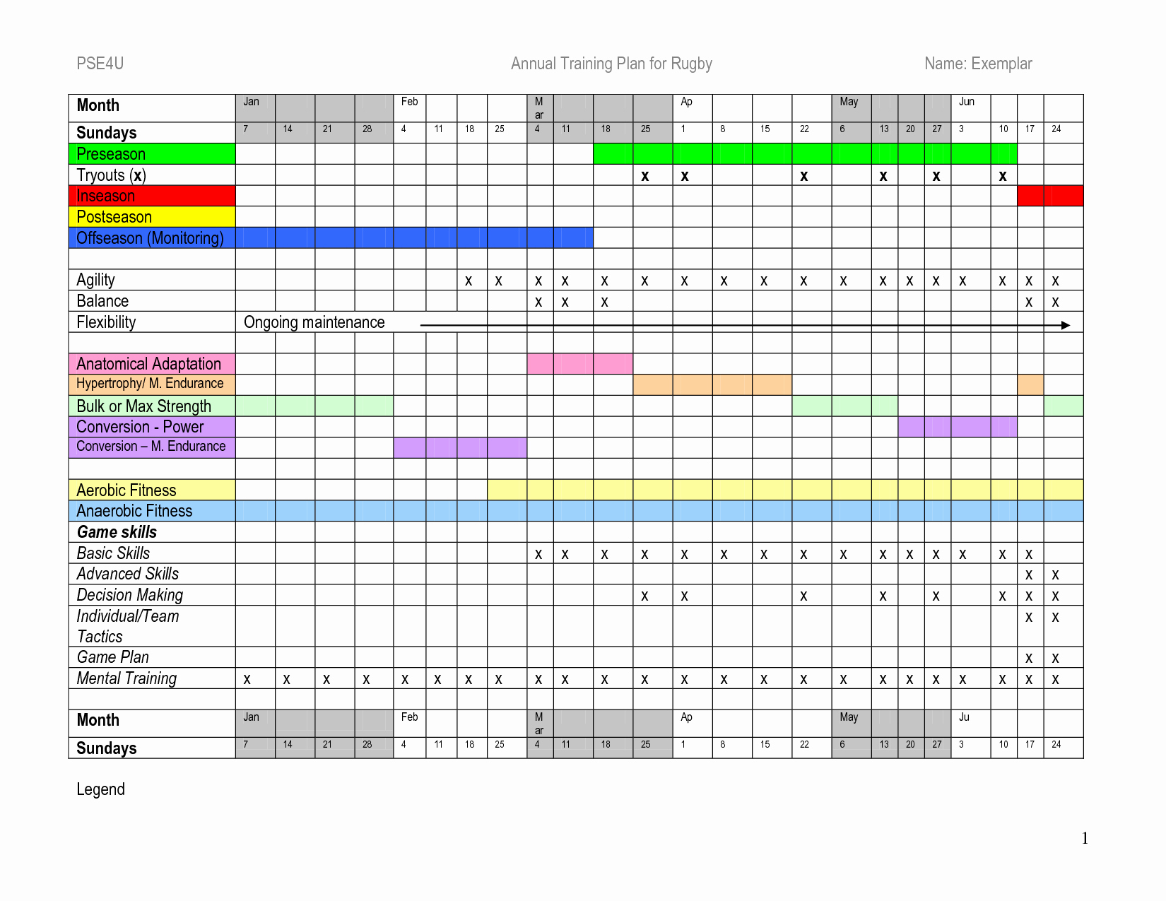 5 Year Maintenance Plan Template Best Of Training Schedule Template Excel