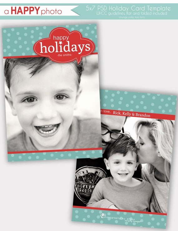 5x7 Folded Card Template for Word Lovely Items Similar to Word Bubble Holiday Card Template