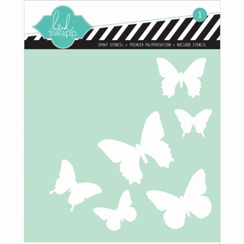 6 Inch Heart Template Beautiful Heidi Swapp butterfly Stencil 6 by 6 Inch the Art